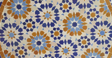 Runda mosaikbord