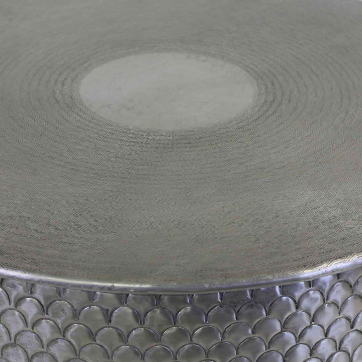 Orientaliskt sidobord Alava silver
