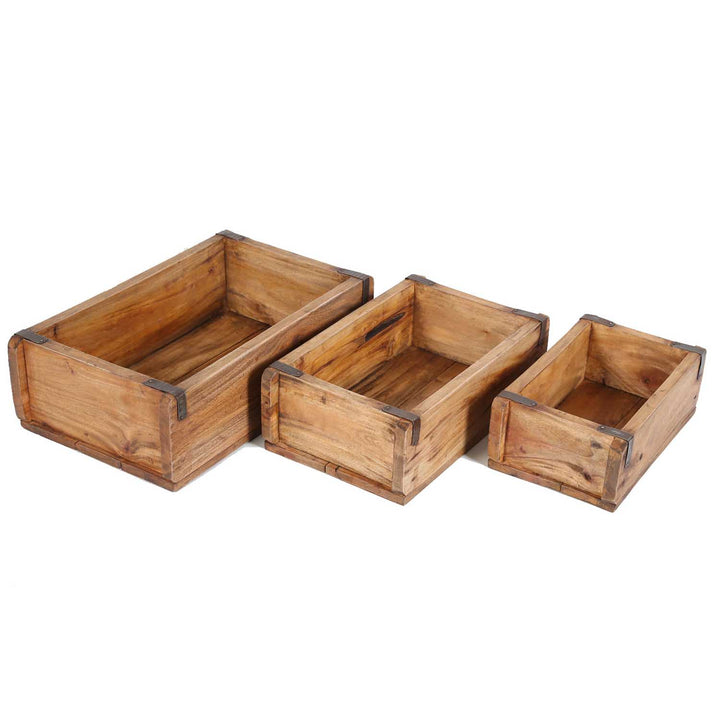 Plantlåda Gino set om 3