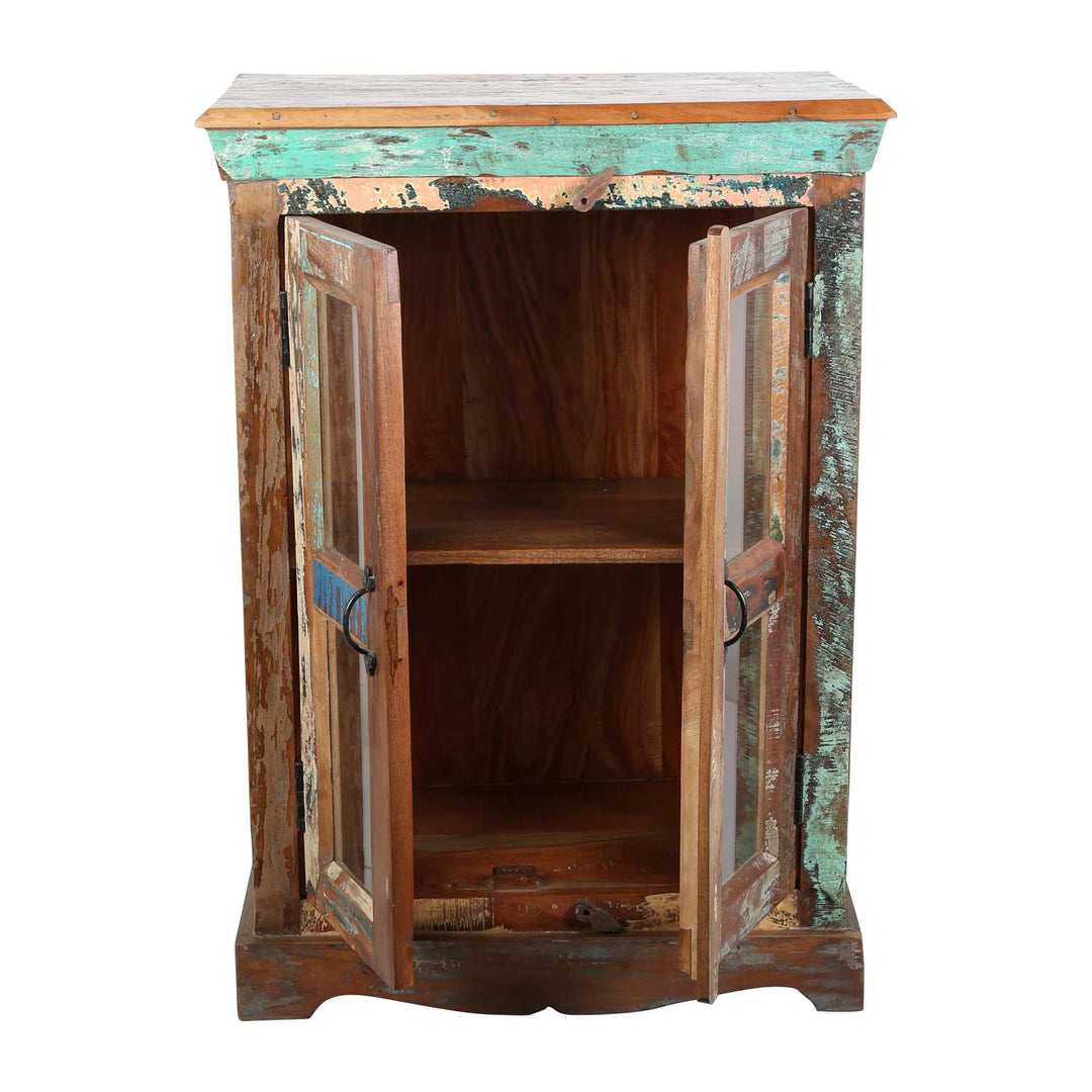 Byrå av återvunnet trä Shabby Chic