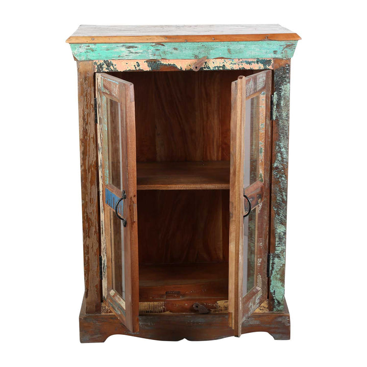 Byrå av återvunnet trä Shabby Chic
