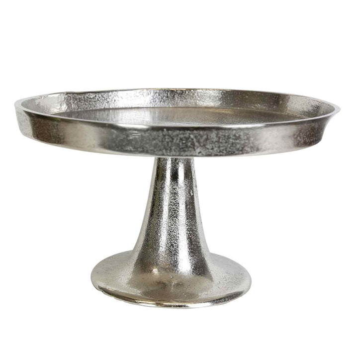 Catania tårtfat silver med fot