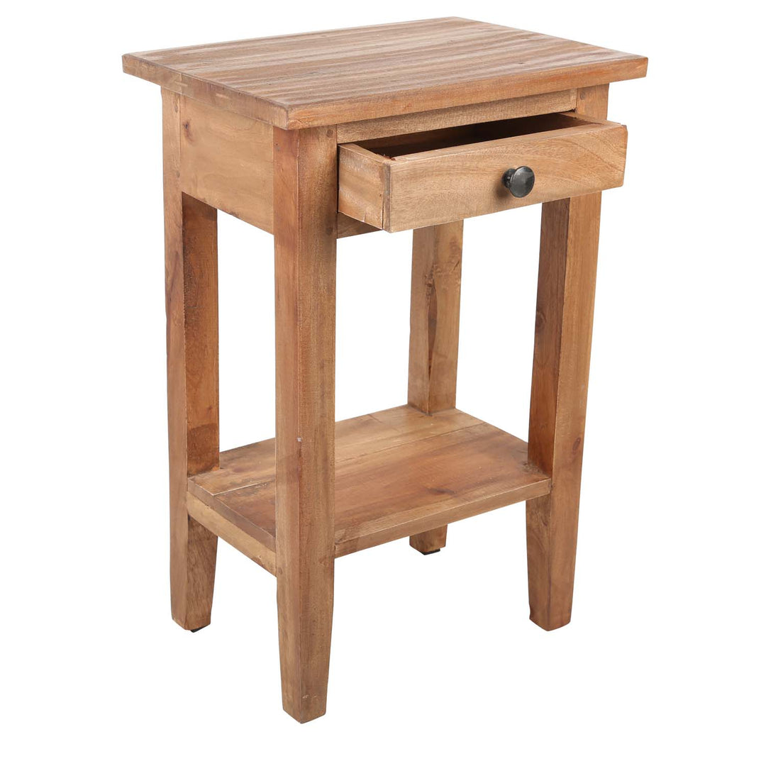 Kompakt sidobord i teak