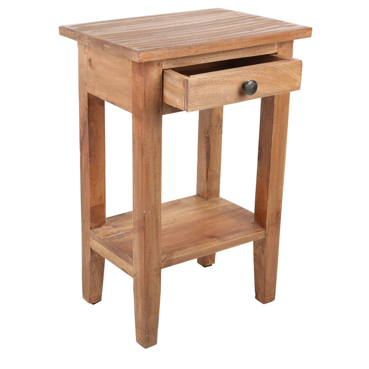 Kompakt sidobord i teak