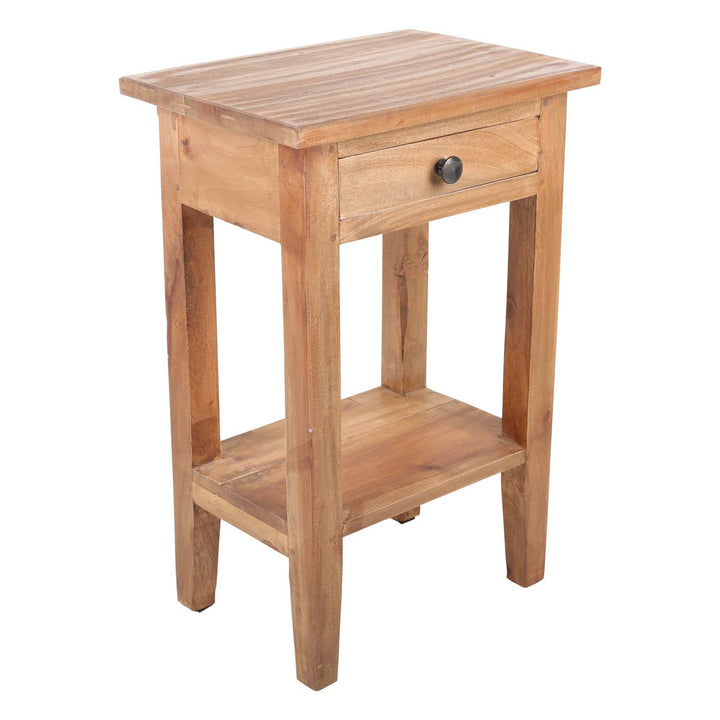 Kompakt sidobord i teak