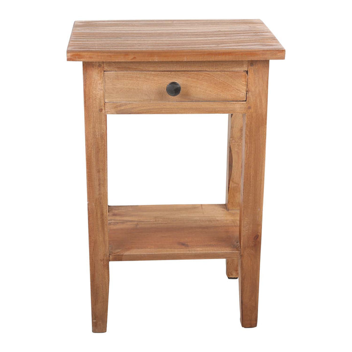 Kompakt sidobord i teak
