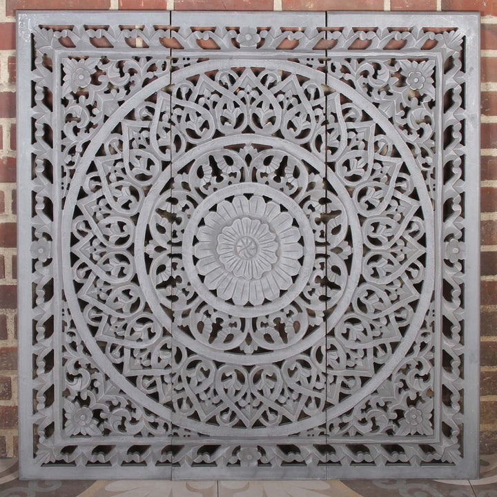 Indisk trä Mandala Haya