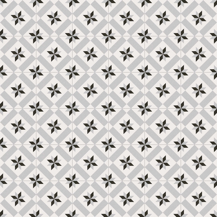 Marockanskt kakel 20x20 cm i cementkakellook