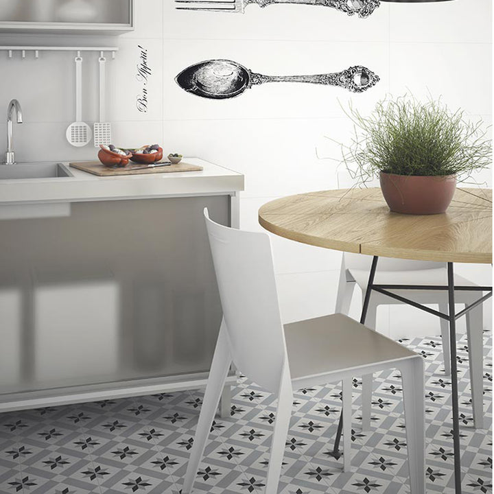 Marockanskt kakel 20x20 cm i cementkakellook
