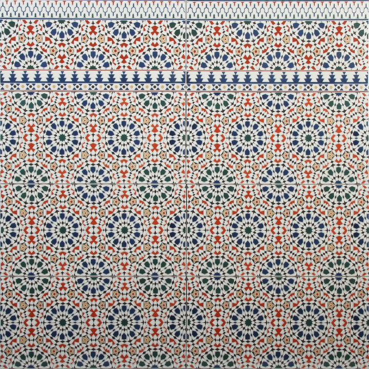 Marockanska väggplattor 50x25 cm – mosaik