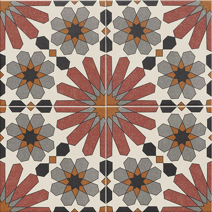 Marockanska plattor 20x20 cm – Flerfärgad