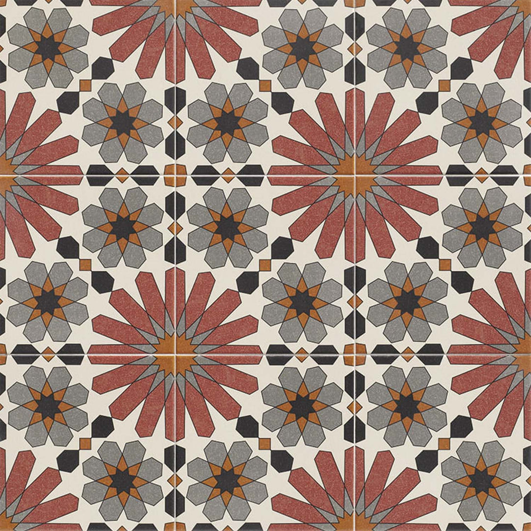 Marockanska plattor 20x20 cm – Flerfärgad