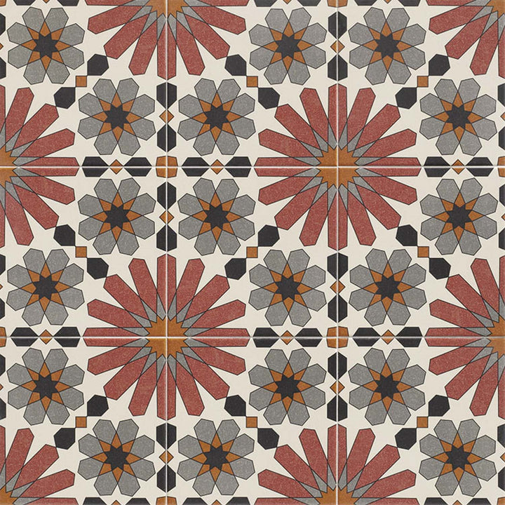 Marockanska plattor 20x20 cm – Flerfärgad