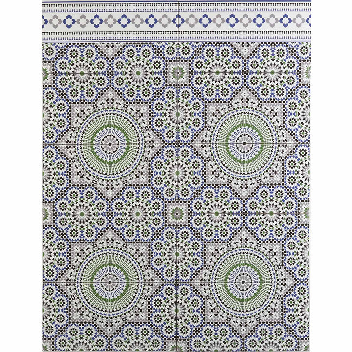 Marockanska väggplattor 50x25 cm – mosaikmönster