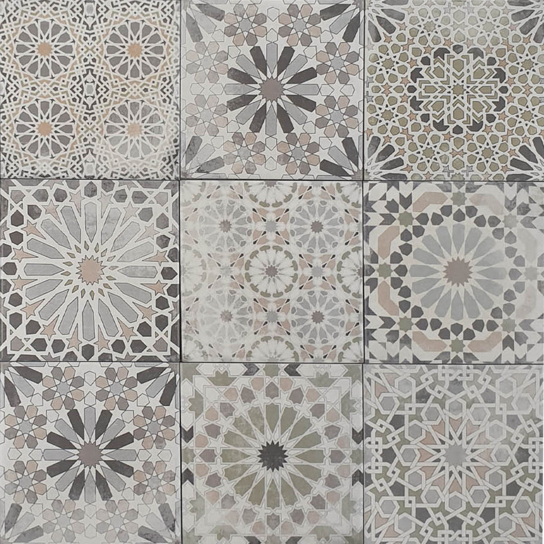 Marockanska Patchwork plattor Arabesque