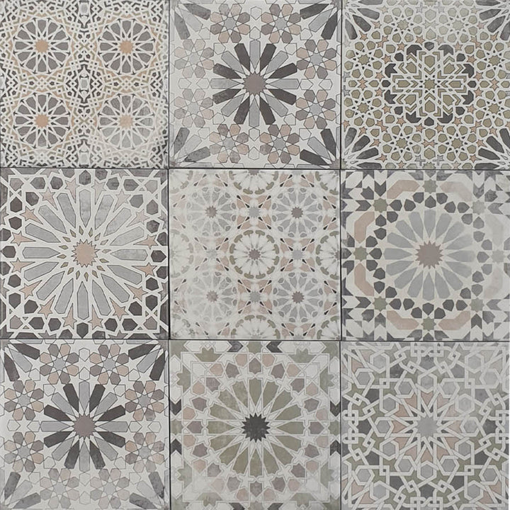 Marockanska Patchwork plattor Arabesque