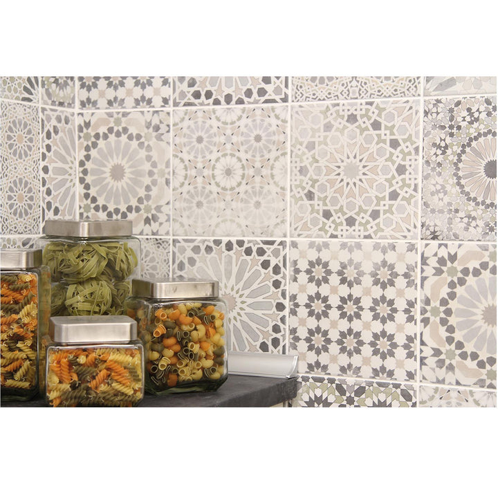 Marockanska Patchwork plattor Arabesque