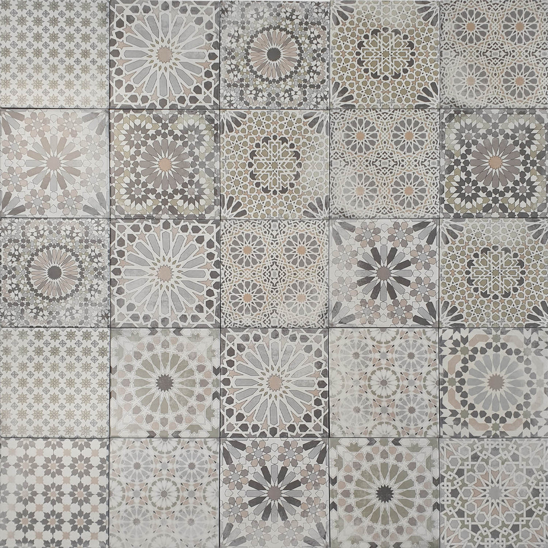 Marockanska Patchwork plattor Arabesque