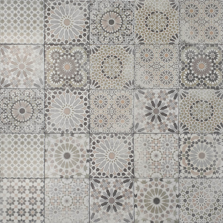 Marockanska Patchwork plattor Arabesque