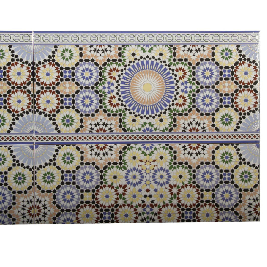 Marockanska väggplattor 50x25 cm – mosaikmönster