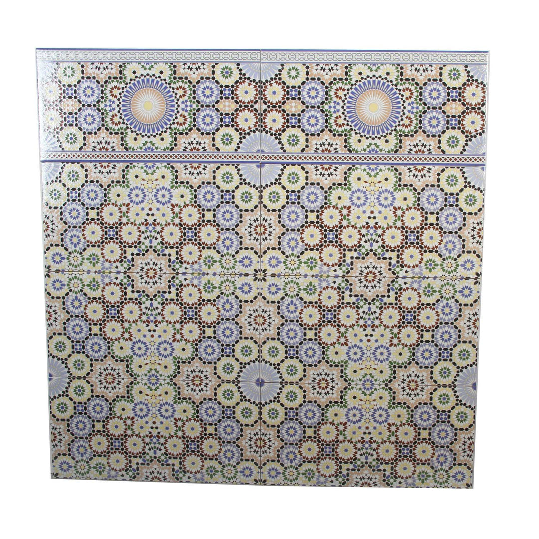 Marockanska väggplattor 50x25 cm – mosaikmönster
