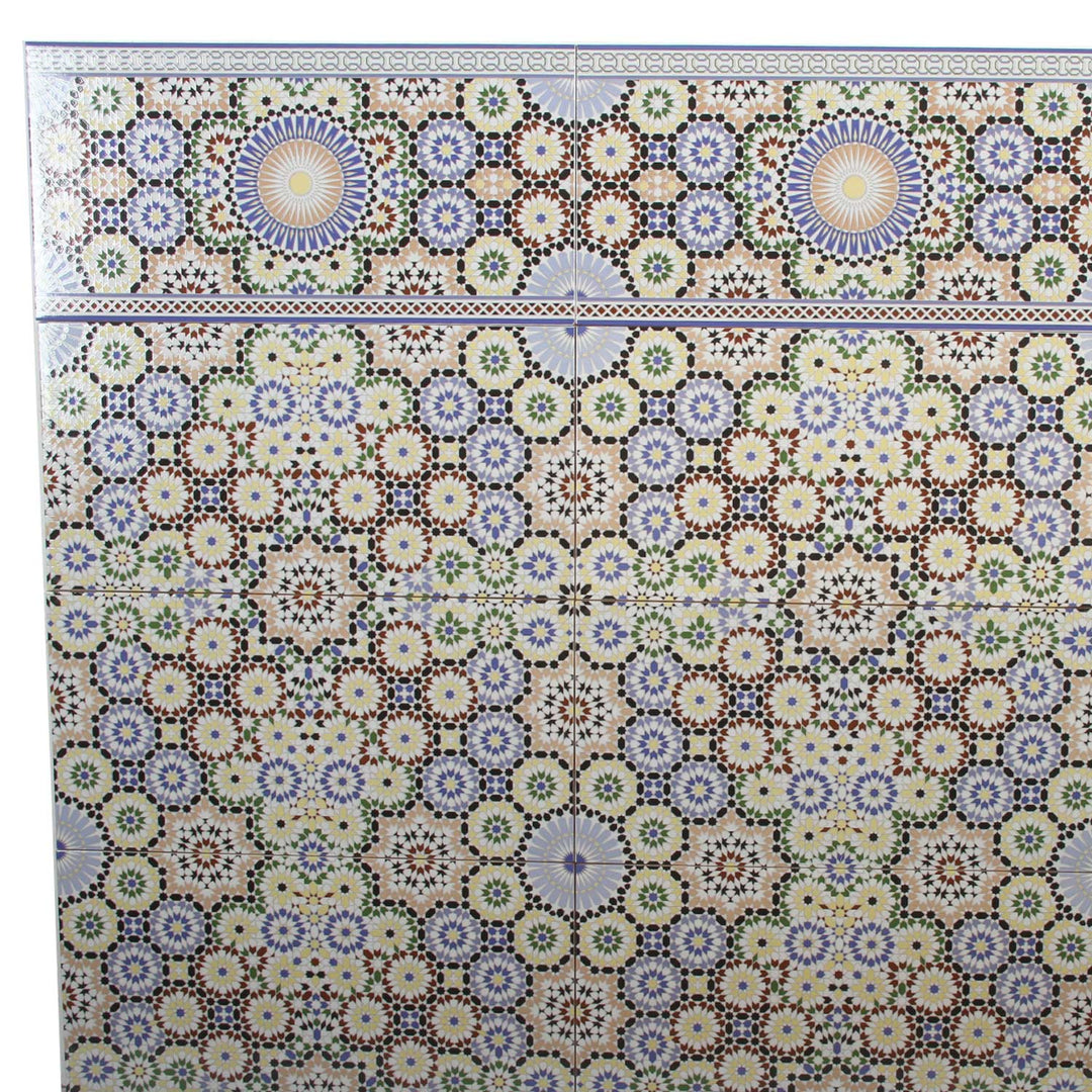 Marockanska väggplattor 50x25 cm – mosaikmönster