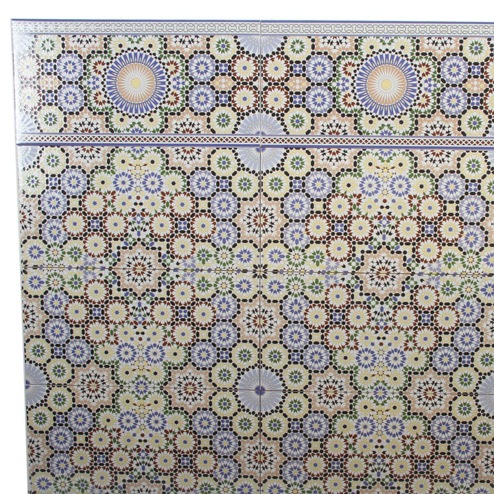 Marockanska väggplattor 50x25 cm – mosaikmönster