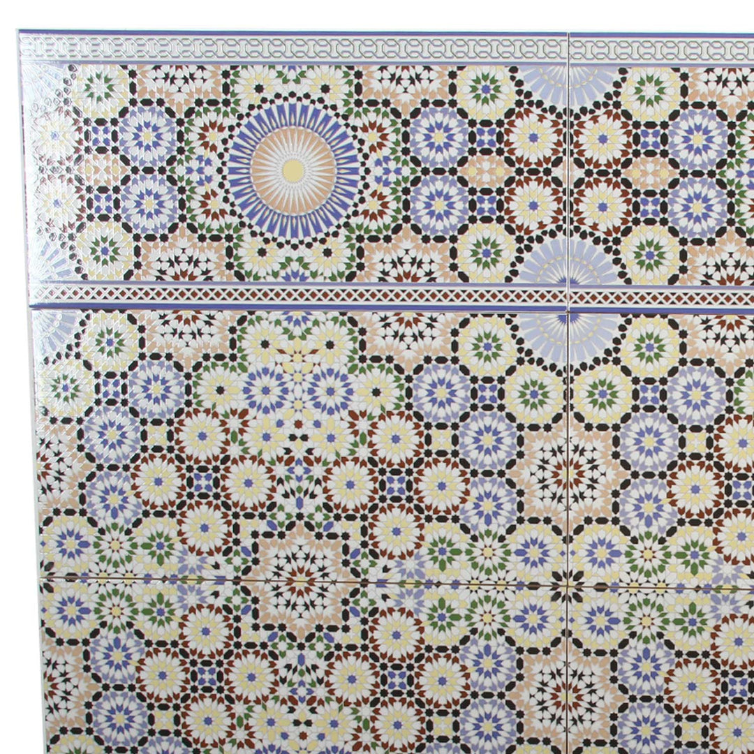 Marockanska väggplattor 50x25 cm – mosaikmönster