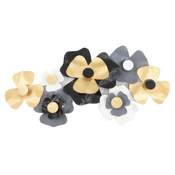 3D metall väggdekoration blomma - 97 cm