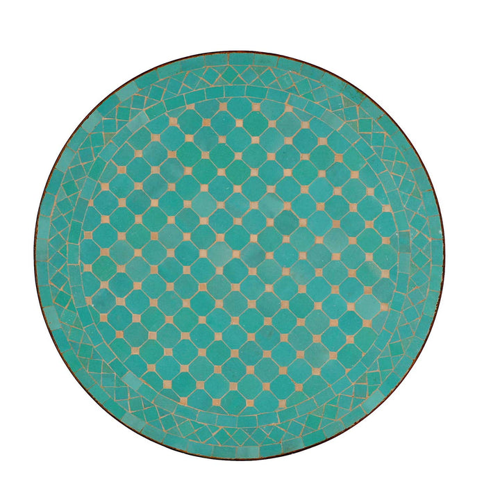 Mosaikbord från Marocko - Runt -M60-11