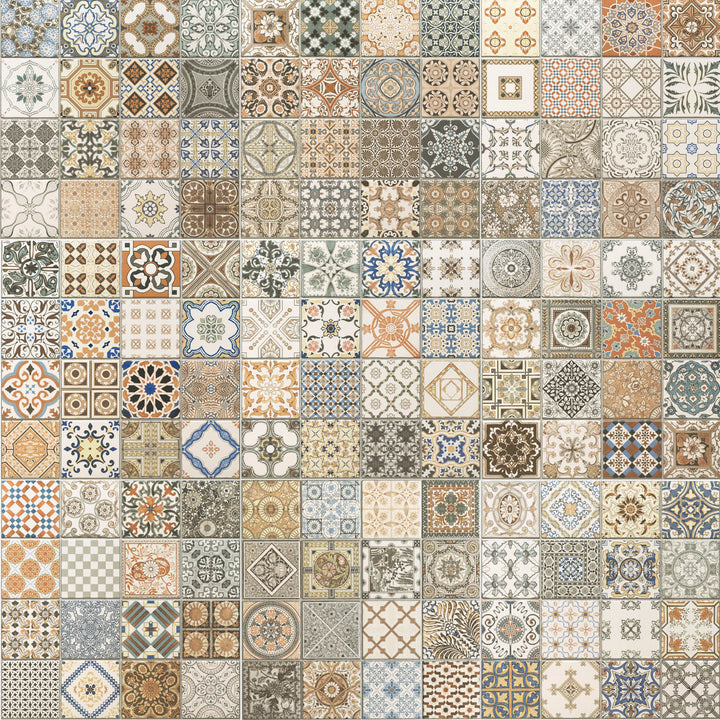 Patchwork kakel för väggar och golv