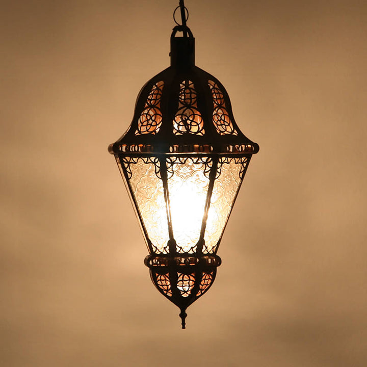 Orientalisk hänglampa Salma vit