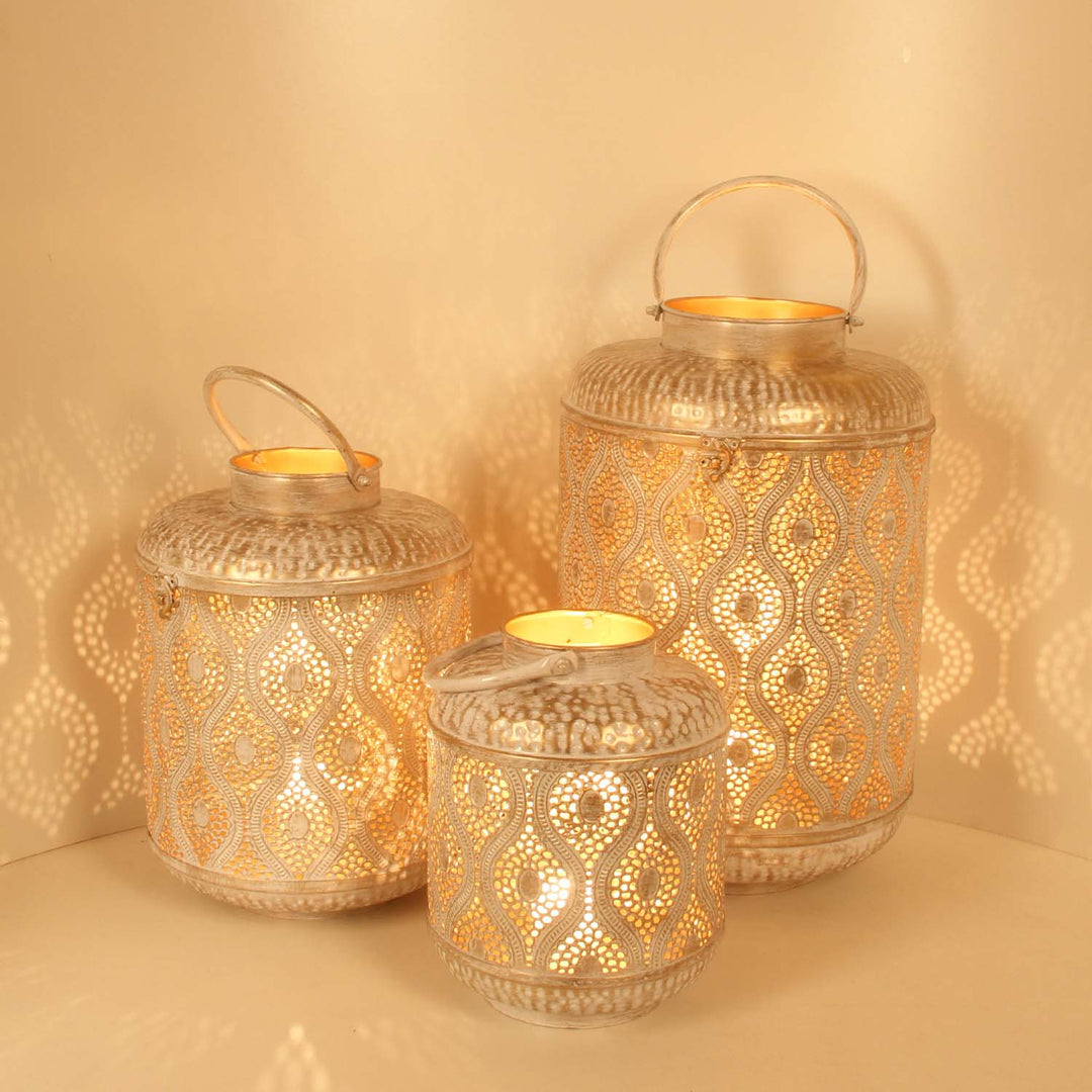 Orientaliska lyktor Suraya set om 3