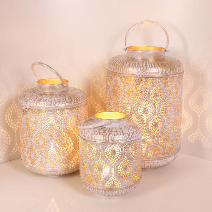 Orientaliska lyktor Suraya set om 3