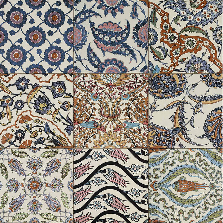 Orientaliska Patchwork Väggplattor – 59,2x20cm Matt