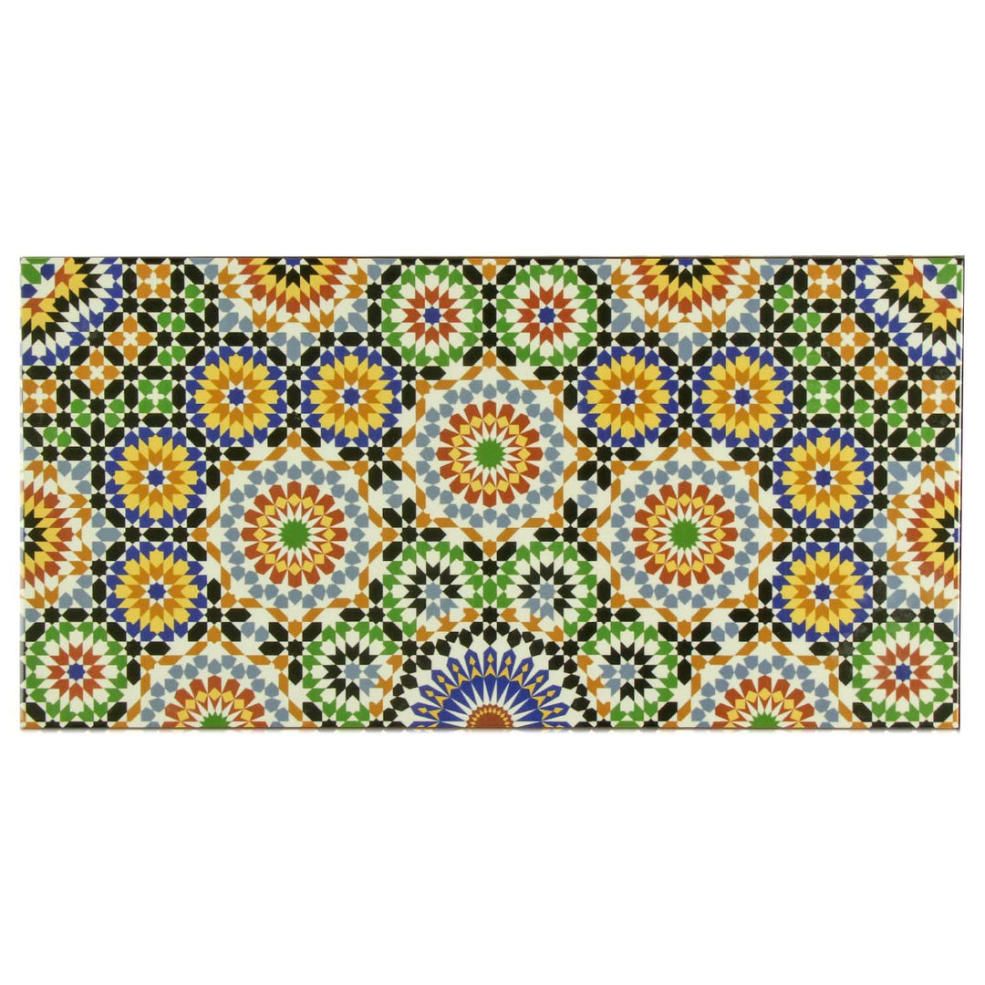 Orientaliska väggplattor 50x25 cm – flerfärgad keramik