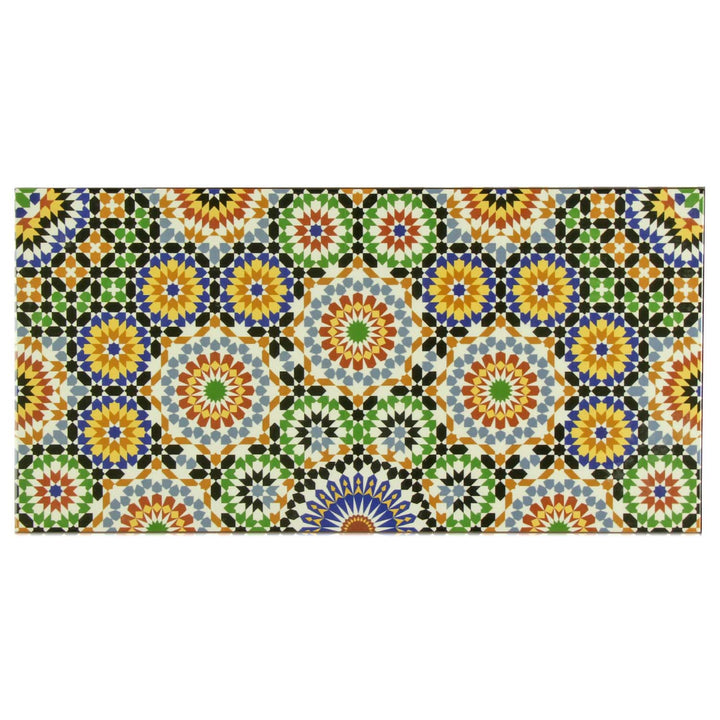 Orientaliska väggplattor 50x25 cm – flerfärgad keramik