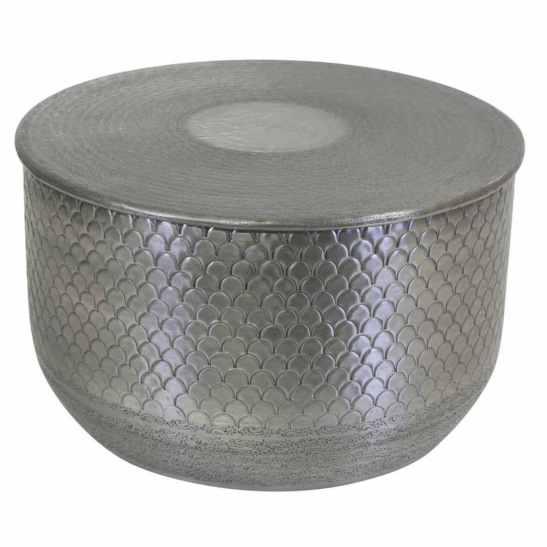 Orientaliskt sidobord Alava silver