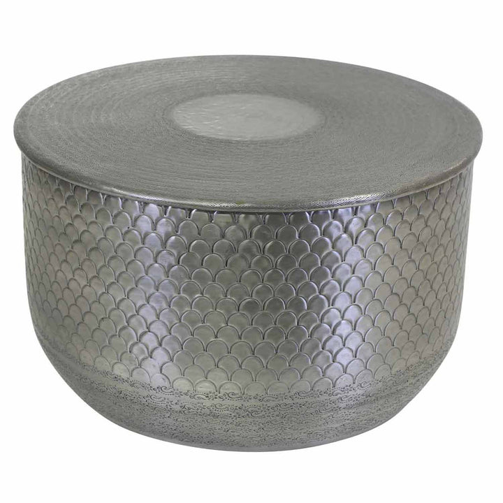 Orientaliskt sidobord Alava silver