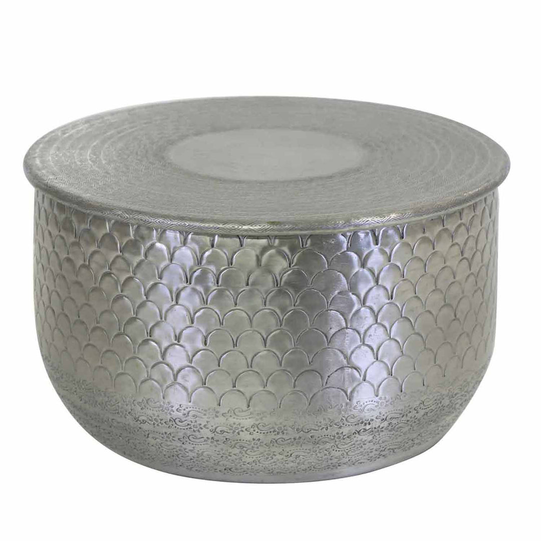 Orientaliskt sidobord Alava silver