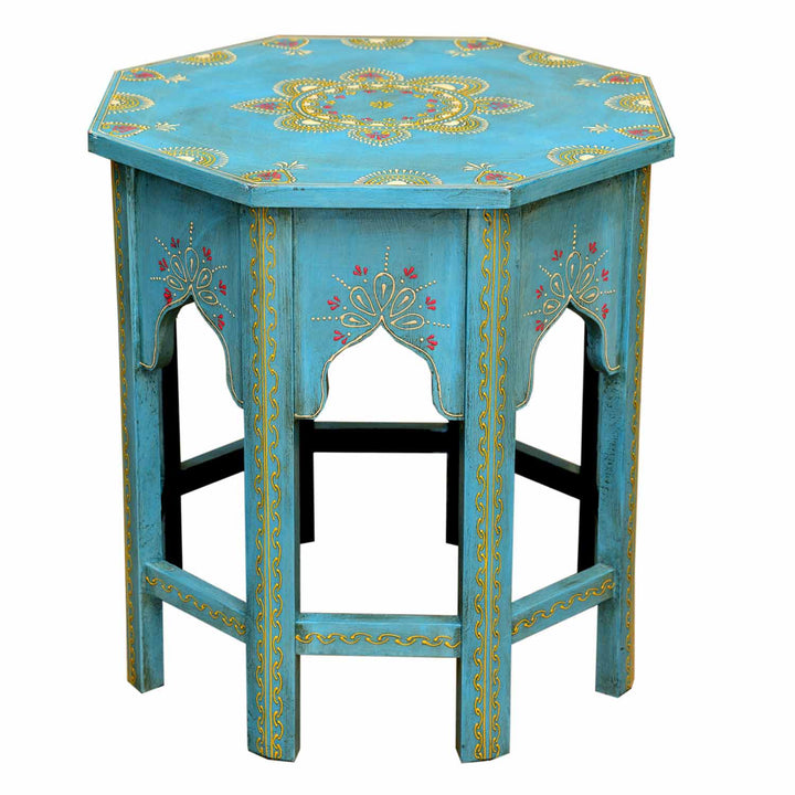 Orientaliska sidobord Saada Blue set om 2