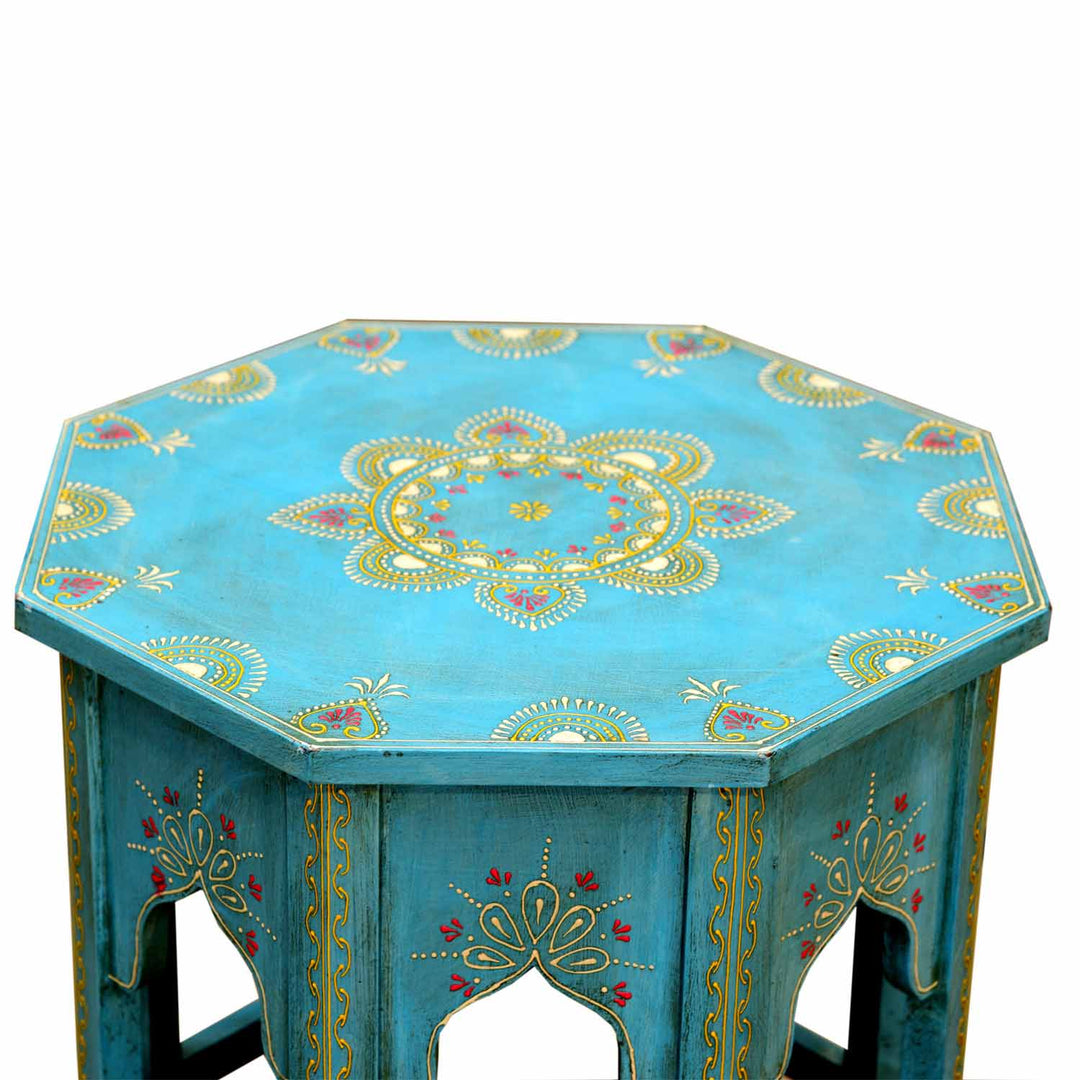 Orientaliska sidobord Saada Blue set om 2