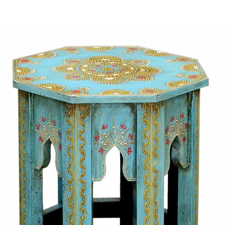 Orientaliska sidobord Saada Blue set om 2