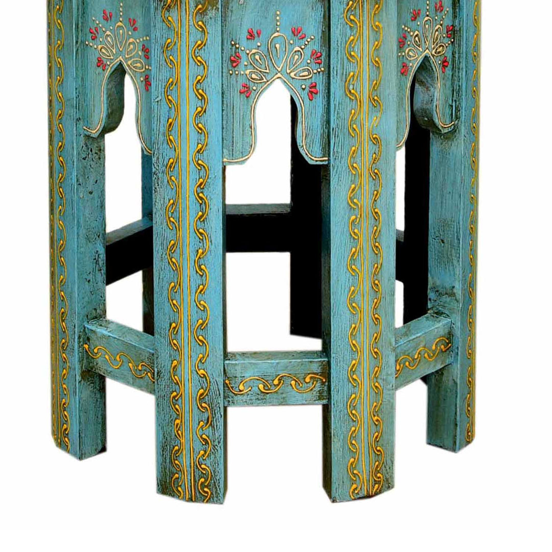 Orientaliska sidobord Saada Blue set om 2