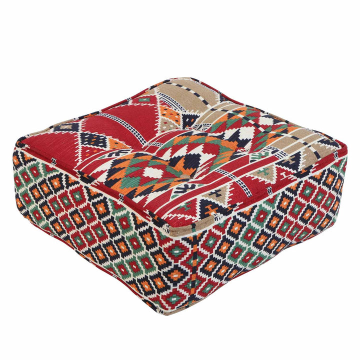 Orientalisk sittpuff kelim