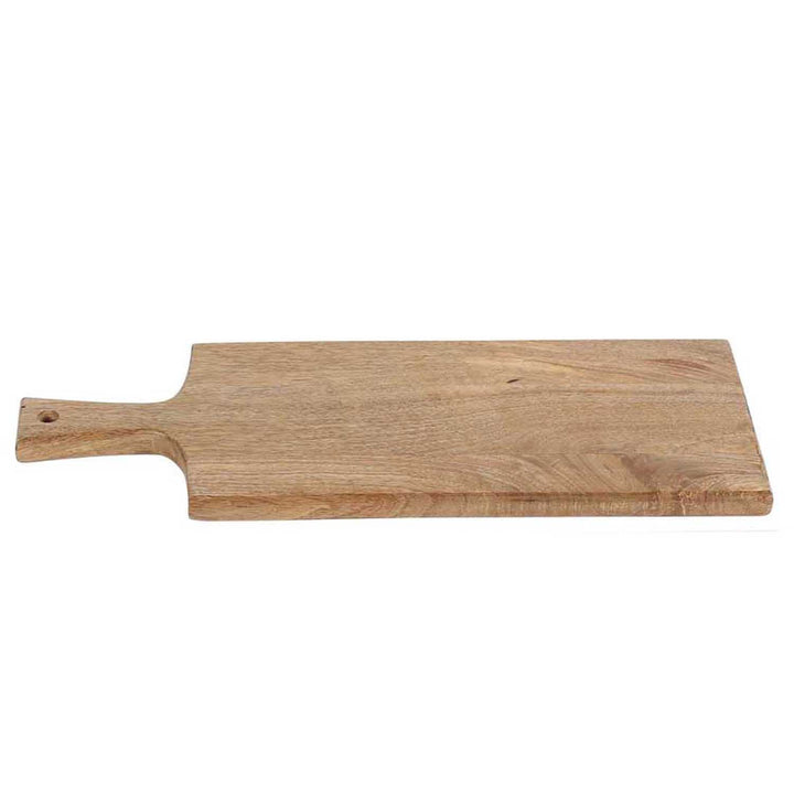 Serveringsbräda i trä 65cm lång med handtag
