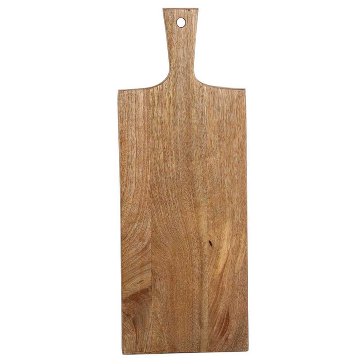 Serveringsbräda i trä 65cm lång med handtag