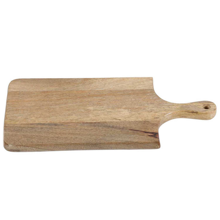 Serveringsbräda i trä 42cm bred med handtag