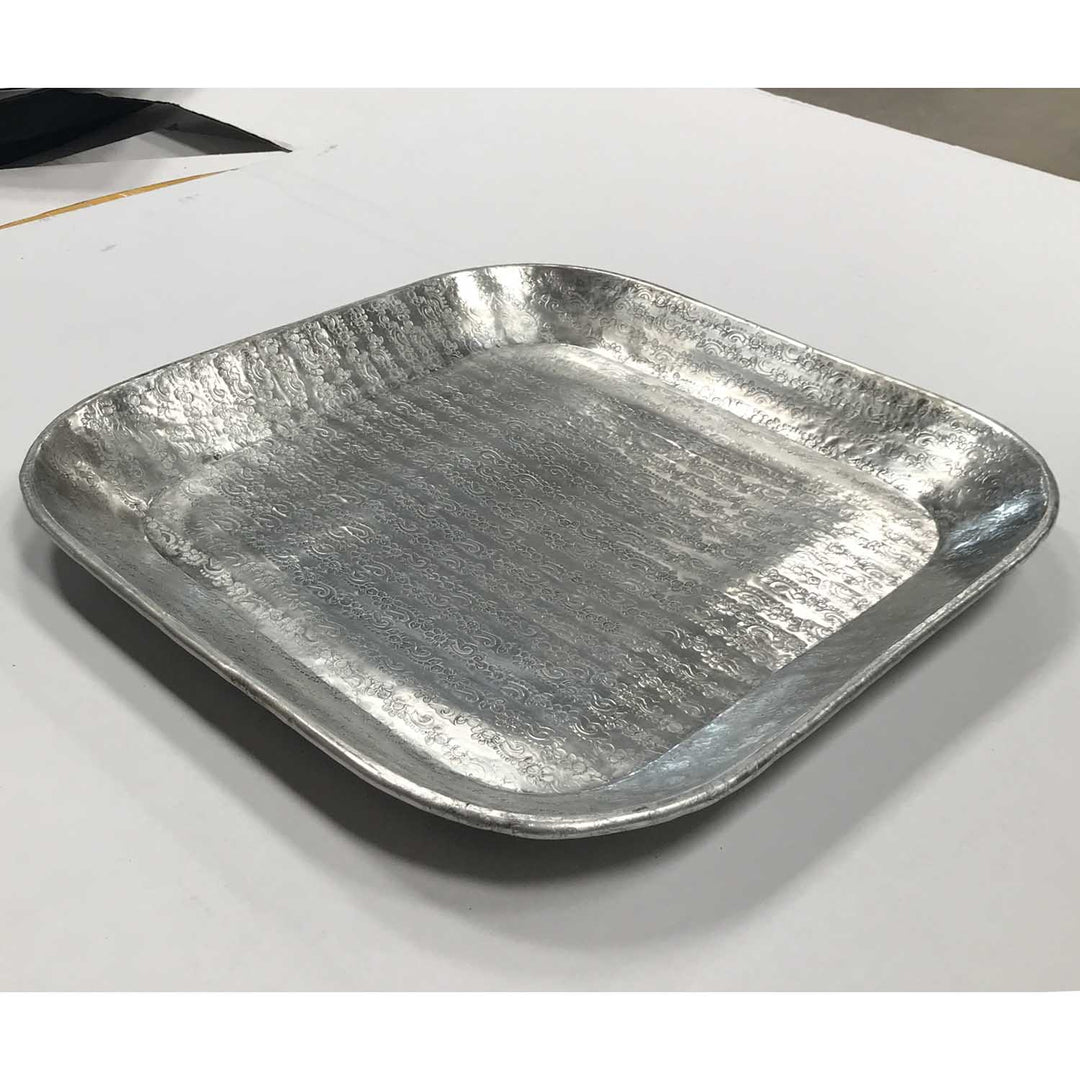 Orientalisk bricka Prism silver