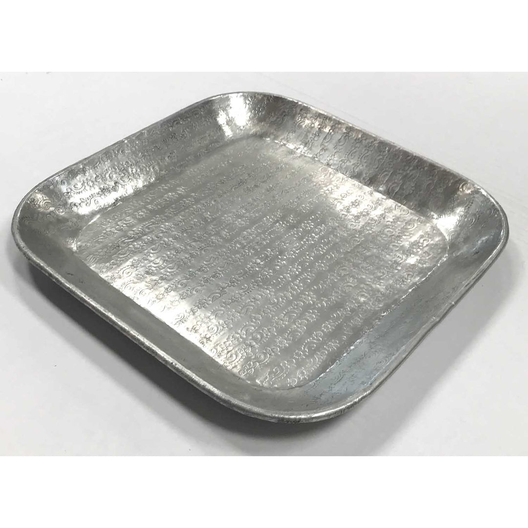 Orientalisk bricka Prism silver